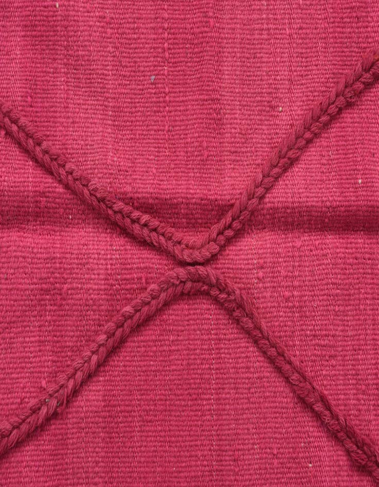 Detail image of  4' 1 x 6'  Hand Knotted Moroccan Wool Rug