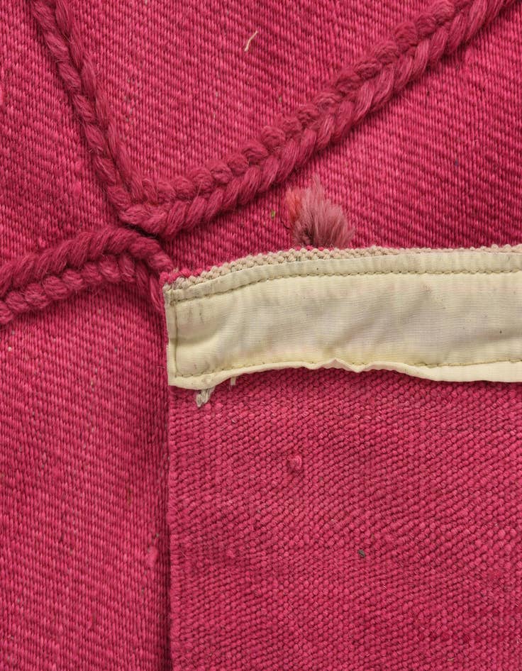 Detail image of  4' 1 x 6'  Hand Knotted Moroccan Wool Rug