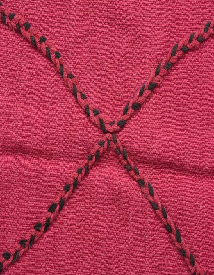 Detail image of  4' 6 x 6' 6  Hand Knotted Moroccan Wool Rug