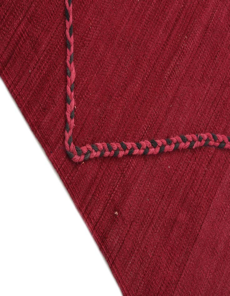 Detail image of  4' 7 x 6' 5  Hand Knotted Moroccan Wool Rug