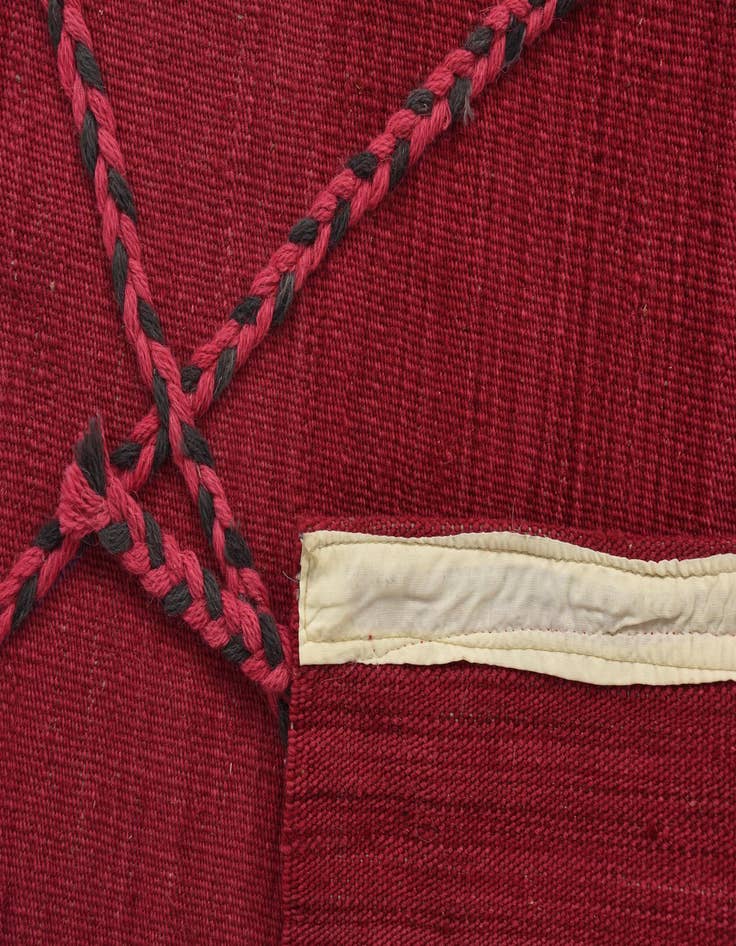 Detail image of  4' 7 x 6' 5  Hand Knotted Moroccan Wool Rug