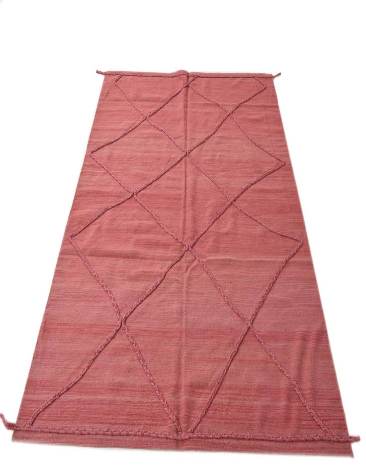 Detail image of  5' 8 x 7' 10  Hand Knotted Moroccan Wool Rug