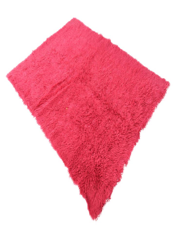 Detail image of  5' 2 x 7' 2  Hand Knotted Moroccan Wool Rug