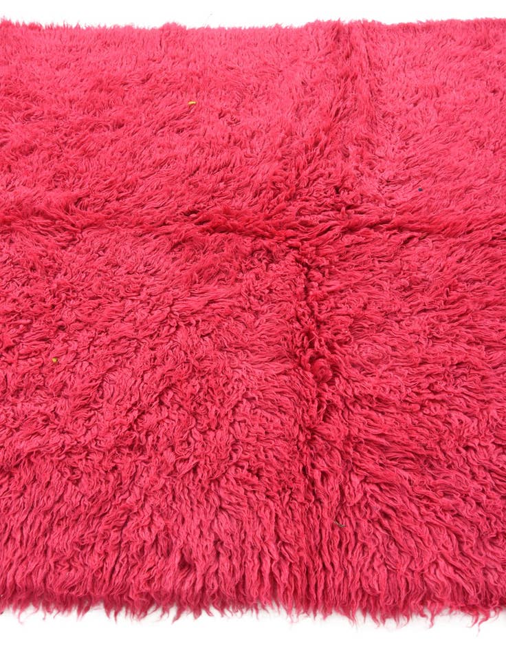 Detail image of  5' 2 x 7' 2  Hand Knotted Moroccan Wool Rug