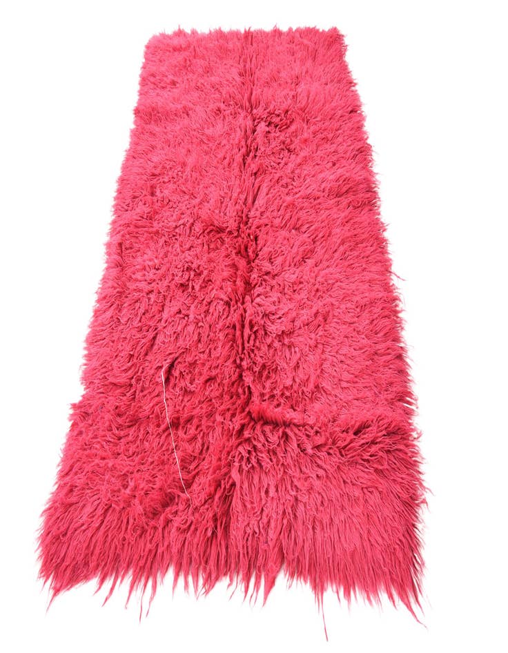 Detail image of  4' 1 x 6' 6  Hand Knotted Moroccan Wool Rug