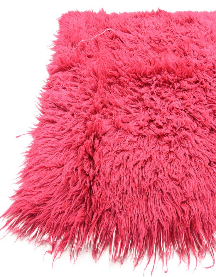 Detail image of  4' 1 x 6' 6  Hand Knotted Moroccan Wool Rug