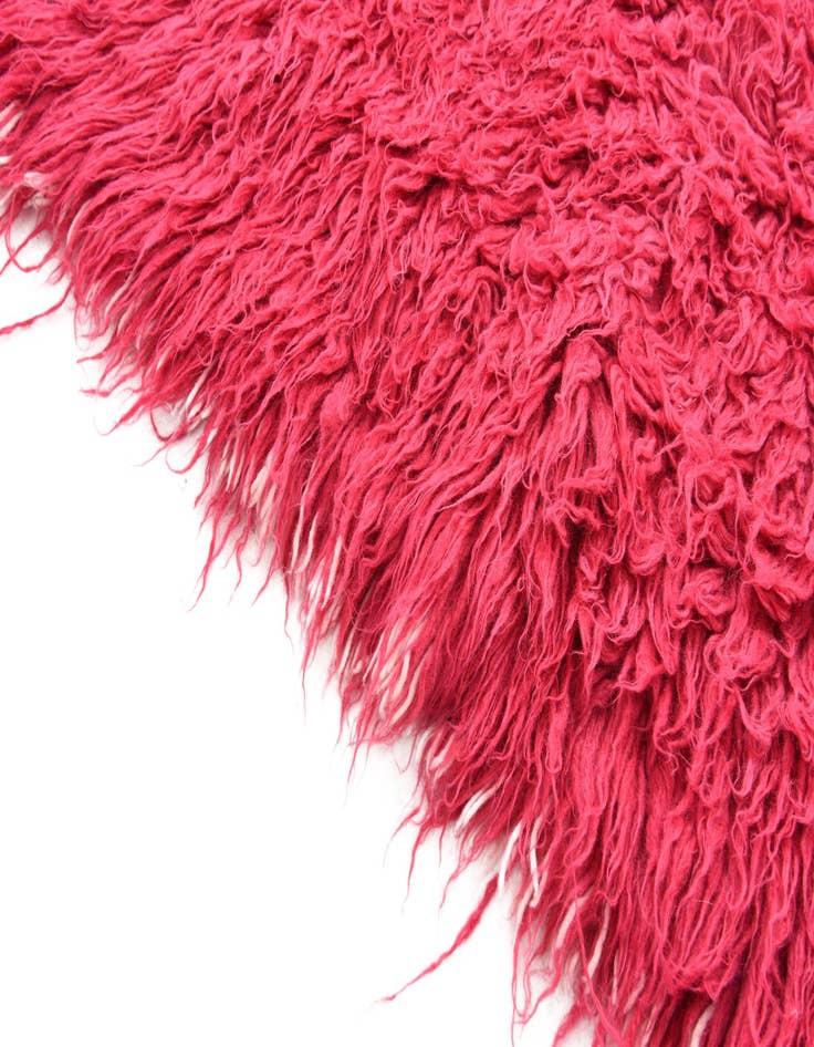 Detail image of  4' 1 x 6' 6  Hand Knotted Moroccan Wool Rug