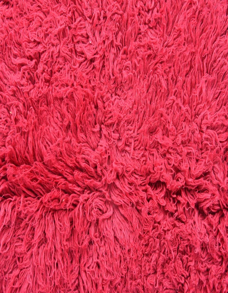 Detail image of  4' 1 x 6' 6  Hand Knotted Moroccan Wool Rug