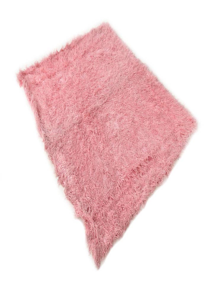 Detail image of  4' x 5'  Hand Knotted Moroccan Wool Rug