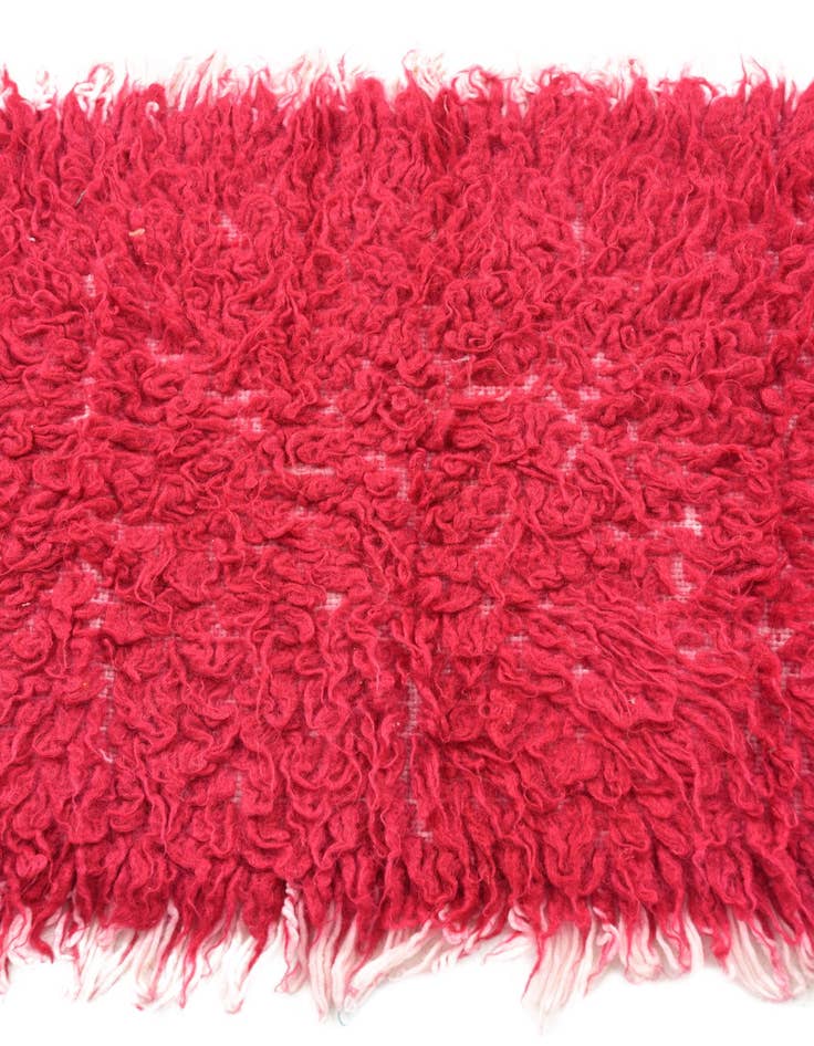 Detail image of  1' 10 x 3' 9  Hand Knotted Moroccan Wool Rug