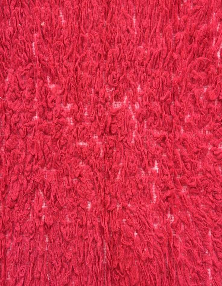 Detail image of  1' 10 x 3' 9  Hand Knotted Moroccan Wool Rug