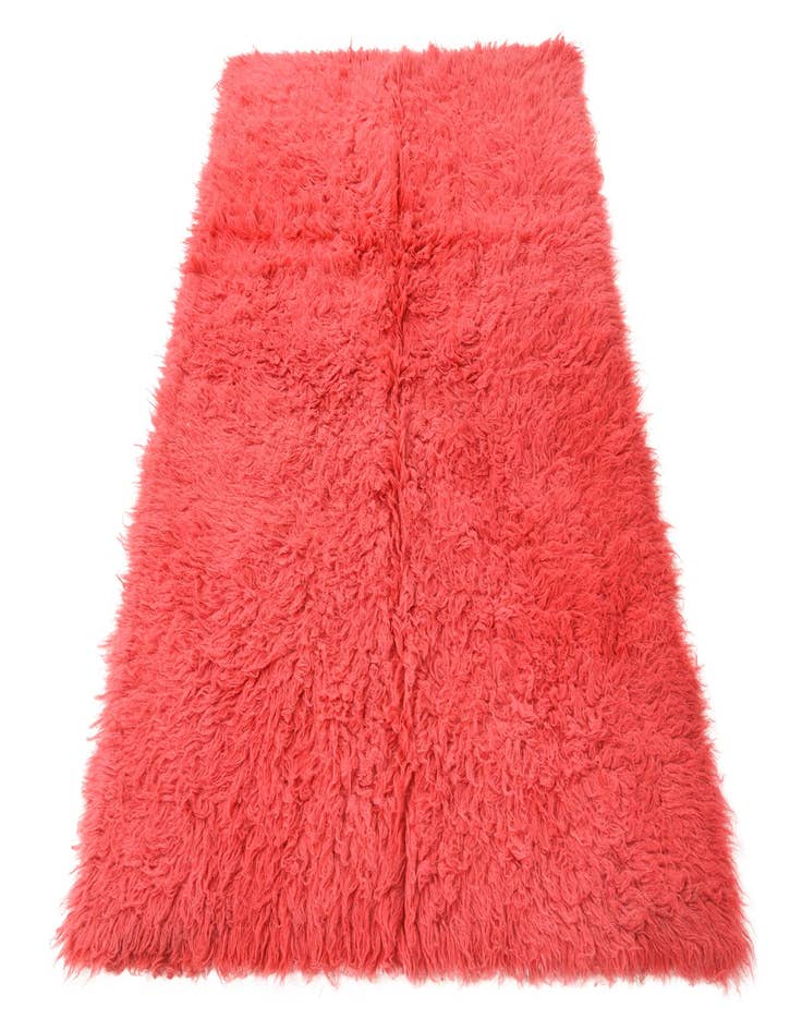 Detail image of  4' 8 x 6' 7  Hand Knotted Moroccan Wool Rug