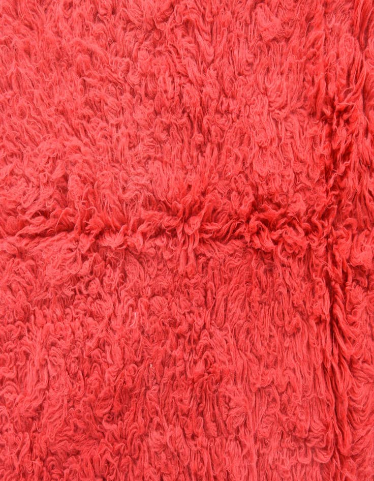 Detail image of  4' 8 x 6' 7  Hand Knotted Moroccan Wool Rug