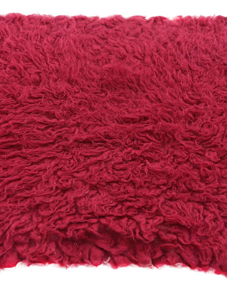 Detail image of  2' 3 x 4'  Hand Knotted Moroccan Wool Rug