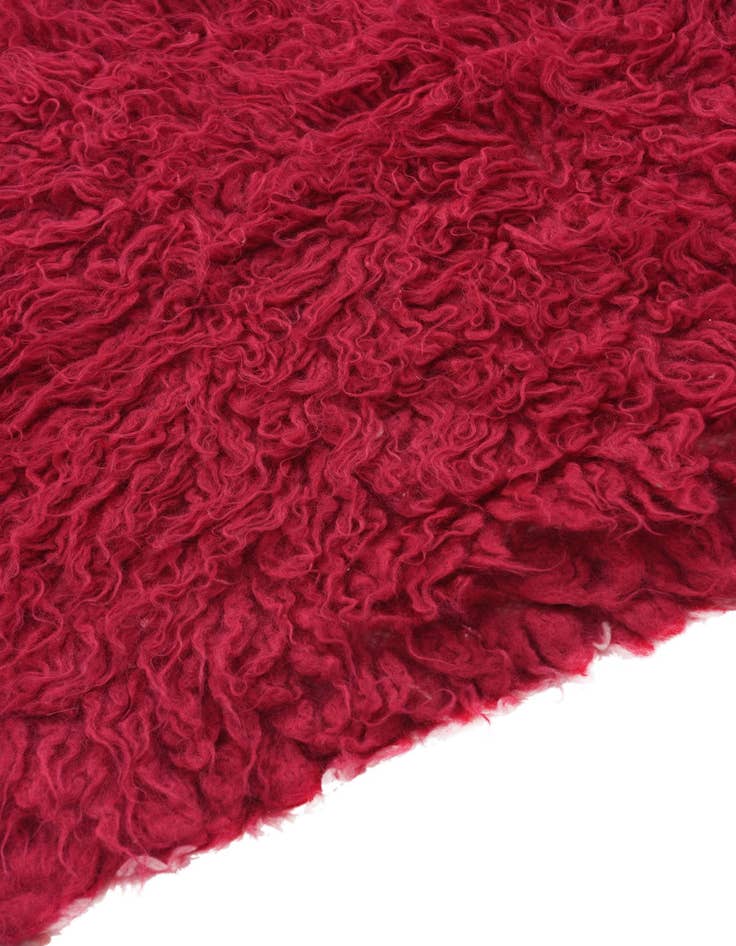 Detail image of  2' 3 x 4'  Hand Knotted Moroccan Wool Rug