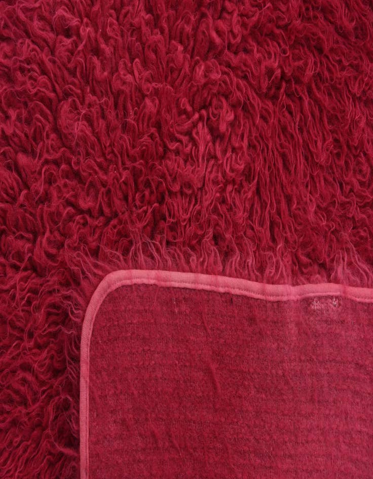 Detail image of  4' 7 x 6' 2  Hand Knotted Moroccan Wool Rug