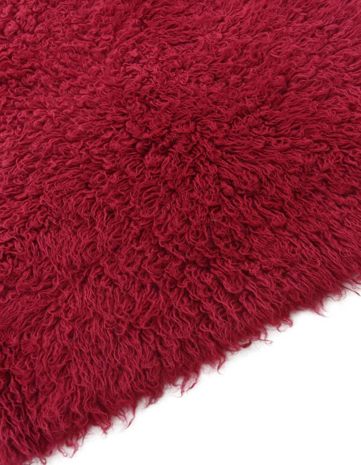 Detail image of  4' 7 x 6' 2  Hand Knotted Moroccan Wool Rug