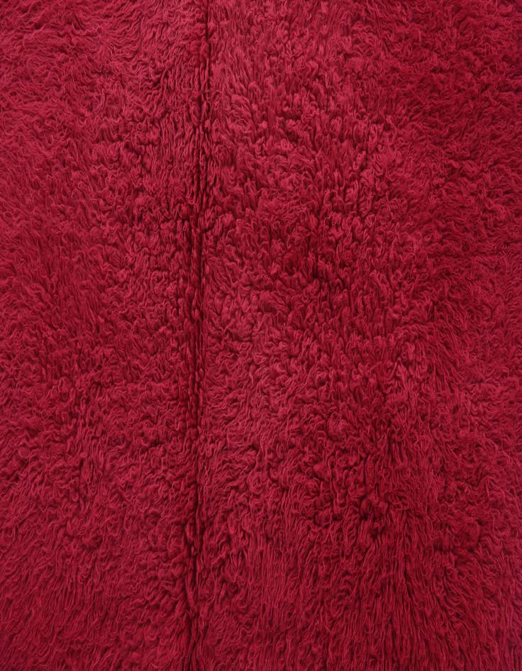 Detail image of  4' 7 x 6' 2  Hand Knotted Moroccan Wool Rug