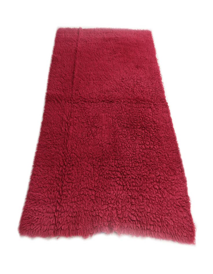 Detail image of  4' 10 x 6' 7  Hand Knotted Moroccan Wool Rug