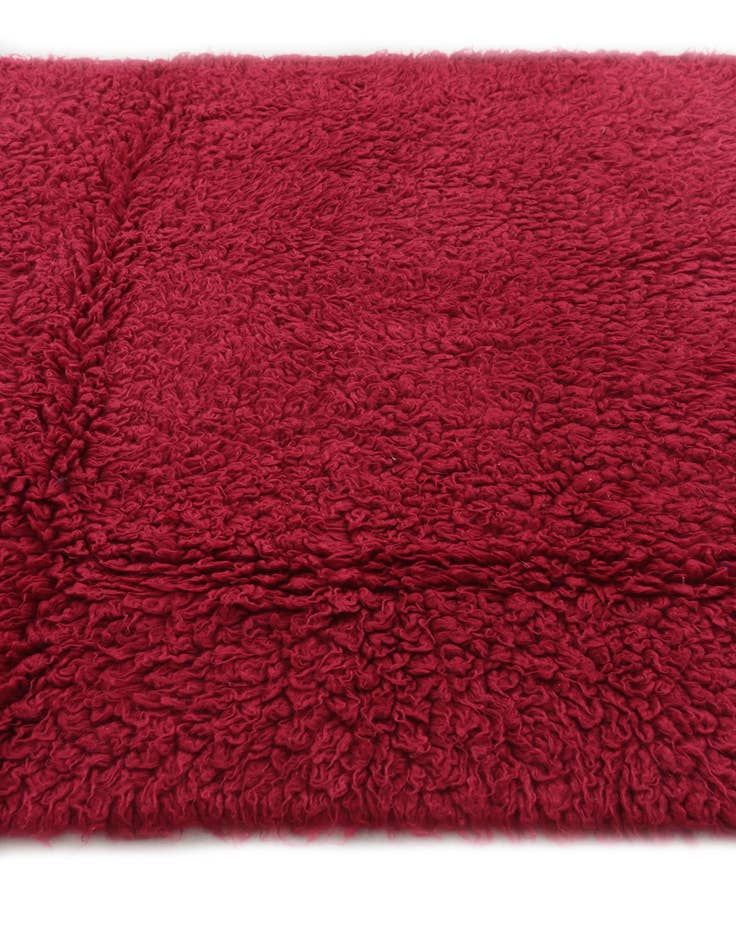 Detail image of  4' 10 x 6' 7  Hand Knotted Moroccan Wool Rug