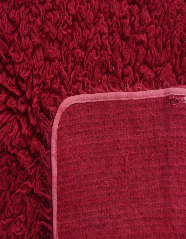 Detail image of  4' 10 x 6' 7  Hand Knotted Moroccan Wool Rug