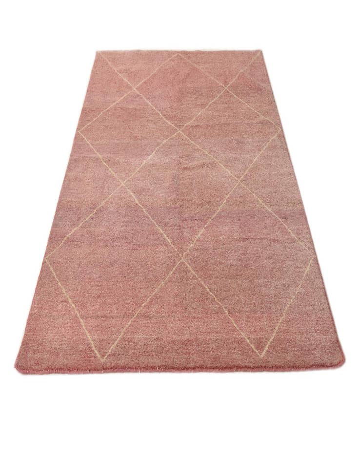 Detail image of  5' 6 x 7' 10  Hand Knotted Moroccan Wool Rug