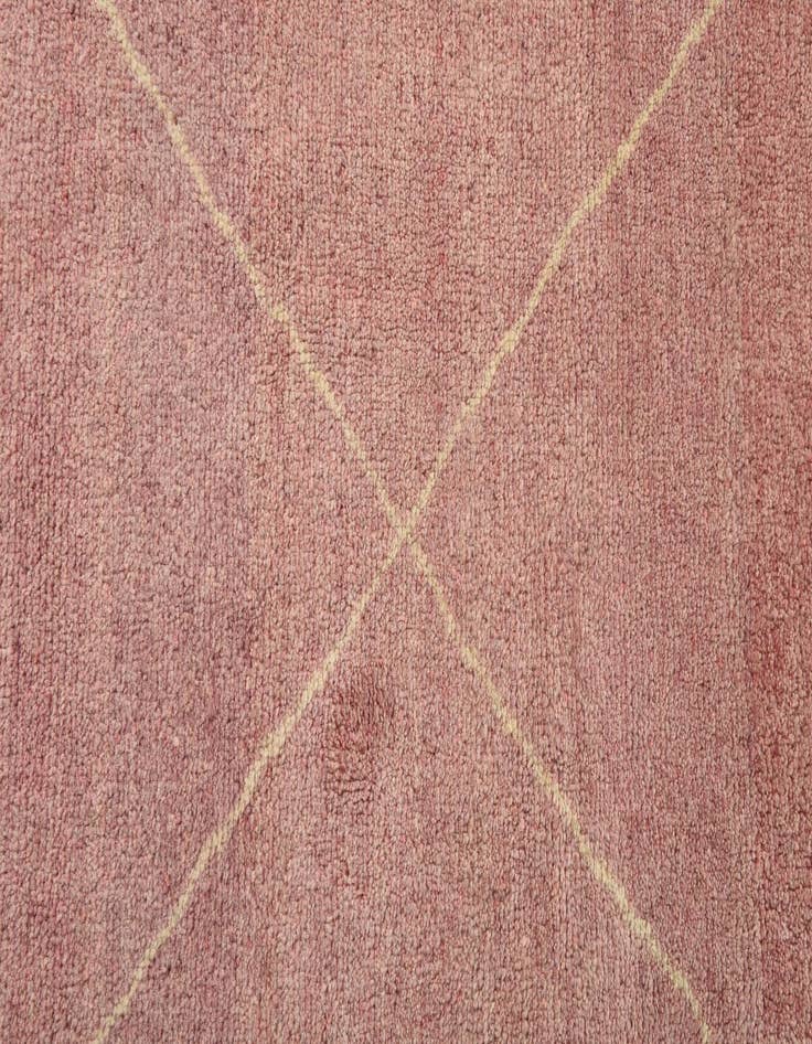 Detail image of  5' 6 x 7' 10  Hand Knotted Moroccan Wool Rug