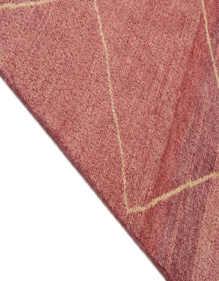 Detail image of  4' 6 x 6' 6  Hand Knotted Moroccan Wool Rug