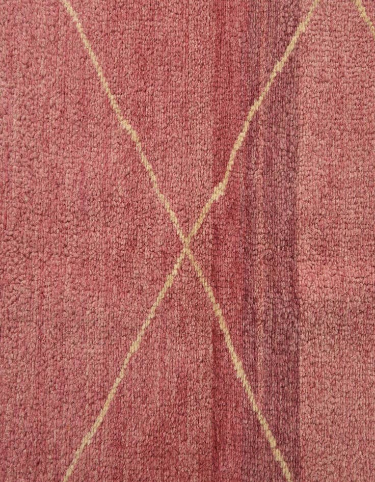 Detail image of  4' 6 x 6' 6  Hand Knotted Moroccan Wool Rug