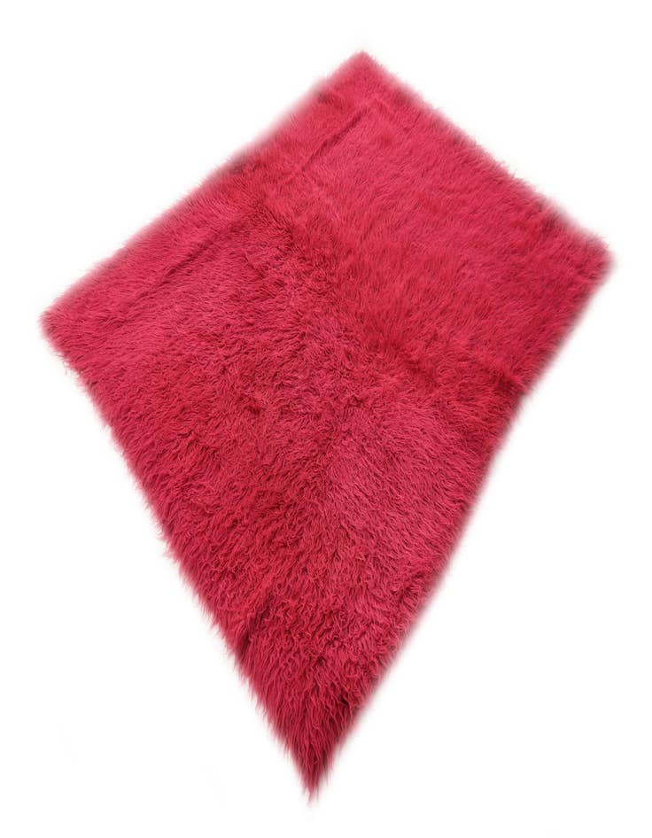 Detail image of  4' 9 x 5' 11  Hand Knotted Moroccan Wool Rug