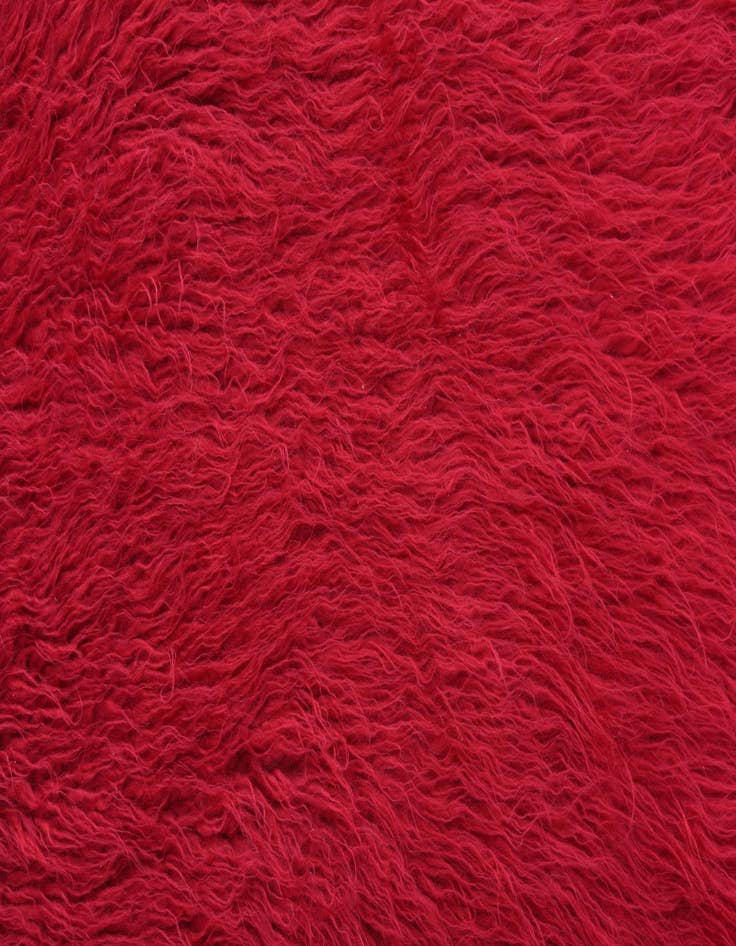 Detail image of  4' 9 x 5' 11  Hand Knotted Moroccan Wool Rug