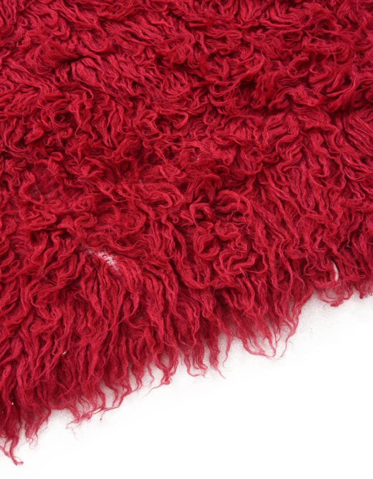 Detail image of  3' 5 x 5' 6  Hand Knotted Moroccan Wool Rug