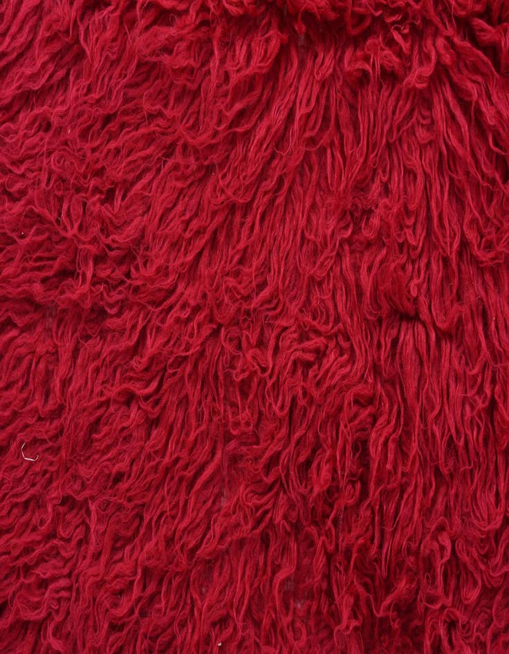 Detail image of  3' 5 x 5' 6  Hand Knotted Moroccan Wool Rug