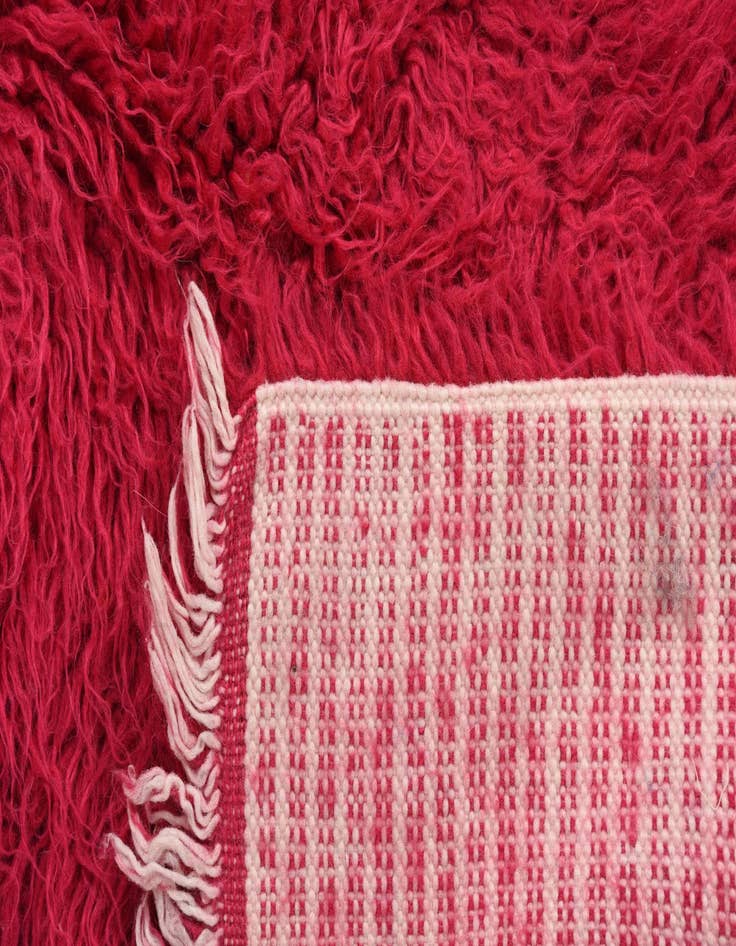 Detail image of  2' 10 x 5' 1  Hand Knotted Moroccan Wool Rug