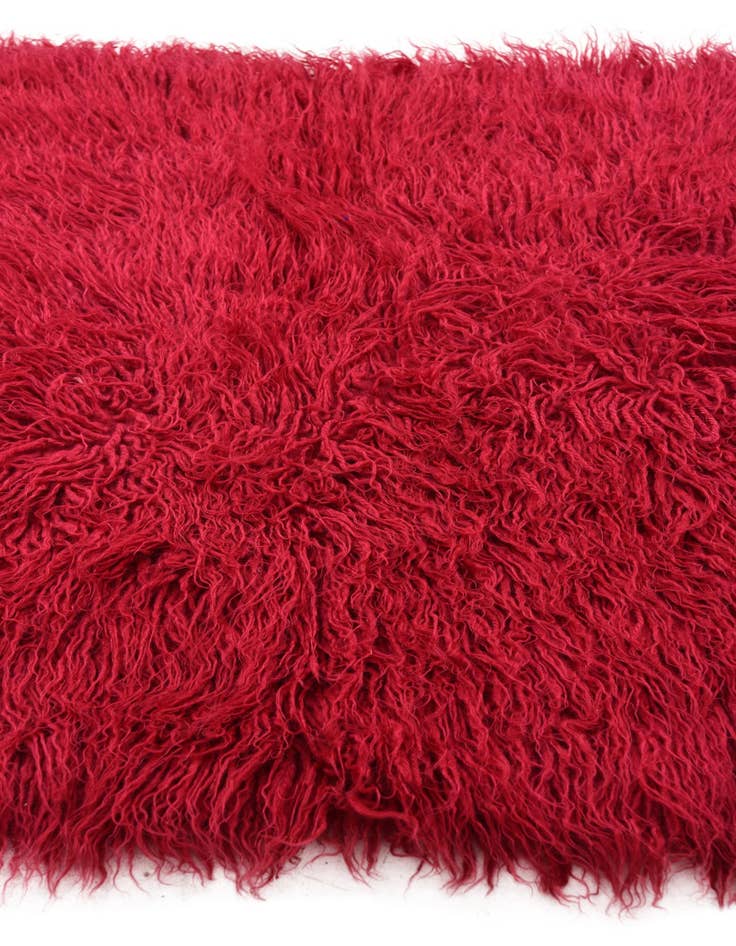 Detail image of  3' 1 x 5' 1  Hand Knotted Moroccan Wool Rug