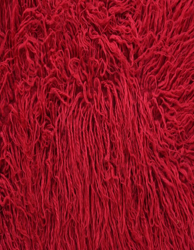 Detail image of  3' 1 x 5' 1  Hand Knotted Moroccan Wool Rug