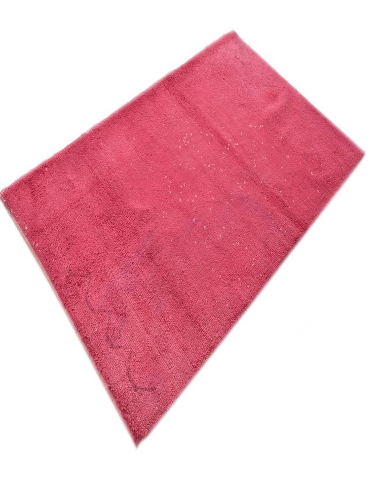 Detail image of  3' 11 x 6' 4  Hand Knotted Moroccan Wool Rug