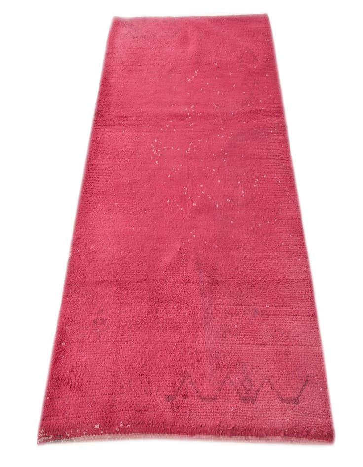 Detail image of  3' 11 x 6' 4  Hand Knotted Moroccan Wool Rug