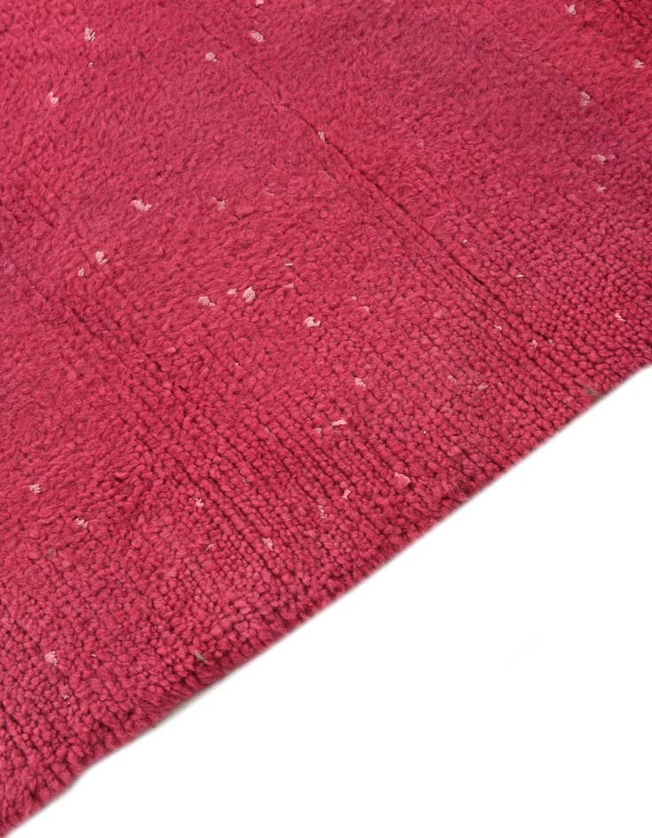 Detail image of  3' 11 x 6' 4  Hand Knotted Moroccan Wool Rug