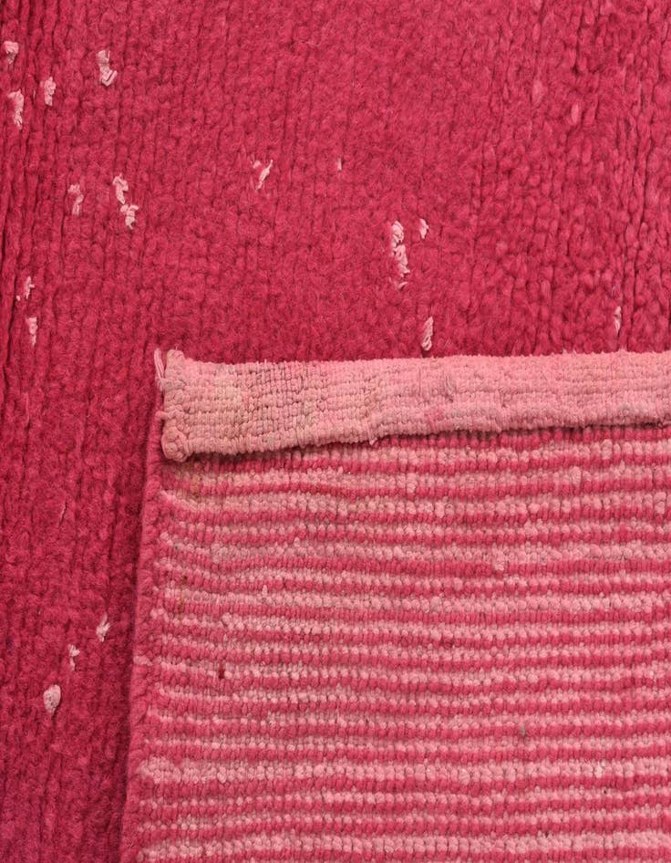 Detail image of  3' 11 x 6' 4  Hand Knotted Moroccan Wool Rug