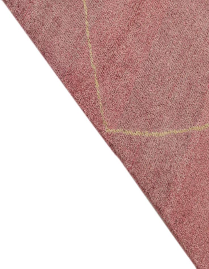 Detail image of  5' 9 x 8' 2  Hand Knotted Moroccan Wool Rug