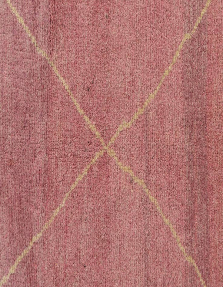 Detail image of  5' 9 x 8' 2  Hand Knotted Moroccan Wool Rug