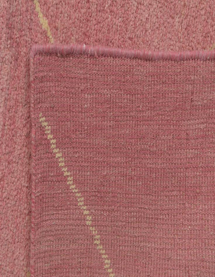 Detail image of  5' 9 x 8' 2  Hand Knotted Moroccan Wool Rug