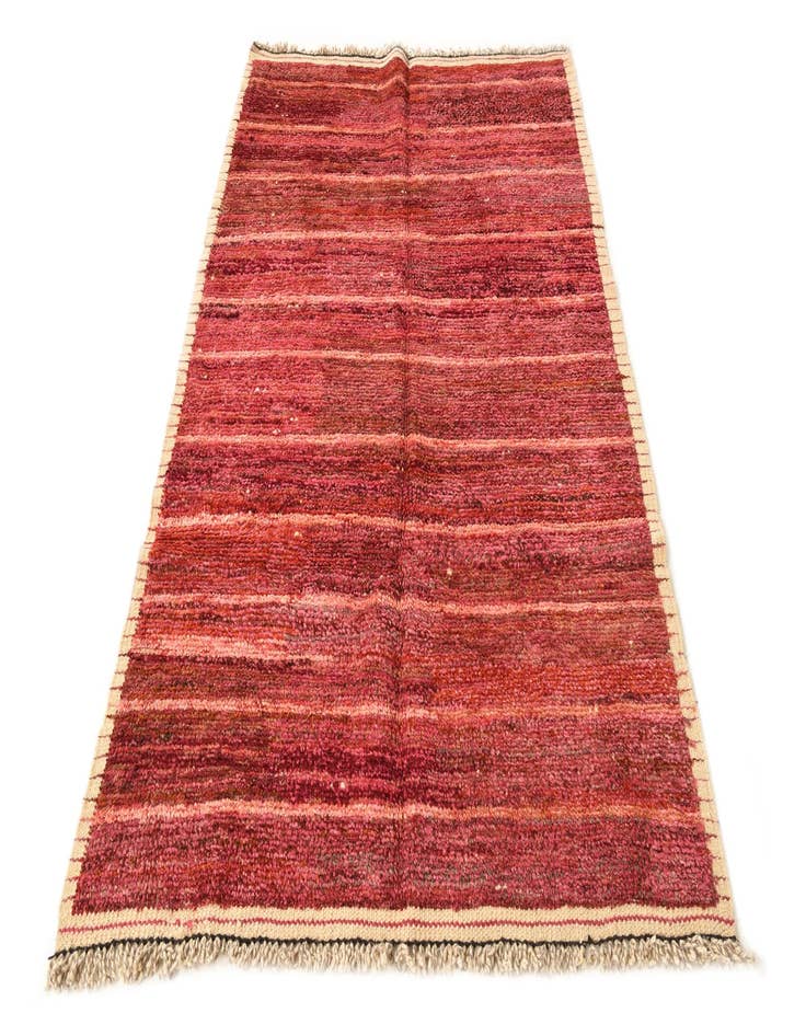 Detail image of  4' 1 x 6' 5  Hand Knotted Moroccan Wool Rug