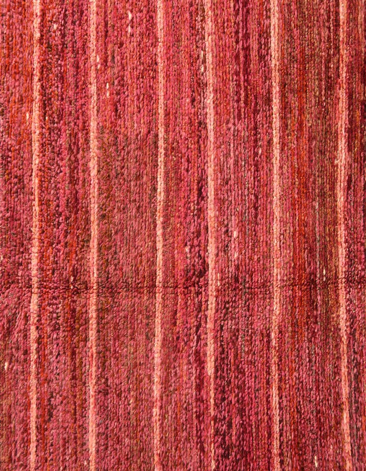 Detail image of  4' 1 x 6' 5  Hand Knotted Moroccan Wool Rug