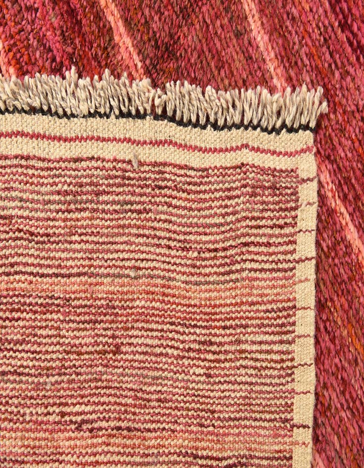 Detail image of  4' 1 x 6' 5  Hand Knotted Moroccan Wool Rug