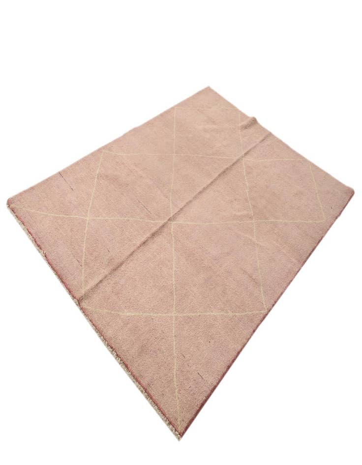 Detail image of  5' 8 x 7' 10  Hand Knotted Moroccan Wool Rug