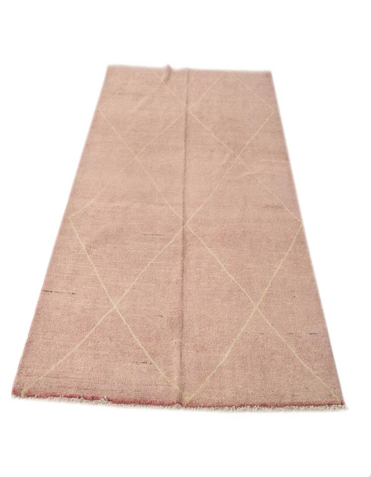 Detail image of  5' 8 x 7' 10  Hand Knotted Moroccan Wool Rug