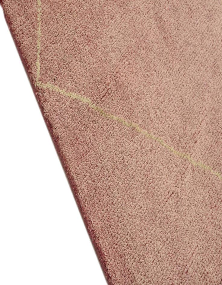 Detail image of  5' 8 x 7' 10  Hand Knotted Moroccan Wool Rug