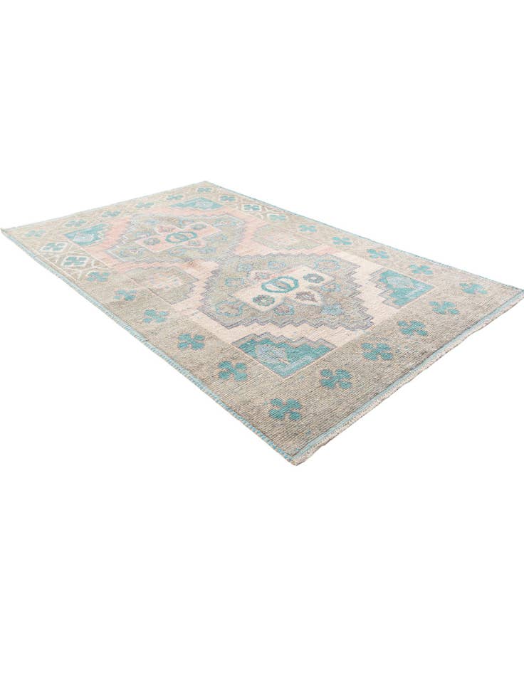 Detail image of  6' x 9' 5  Hand Knotted Moroccan Wool Rug